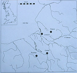 Fig 1 North Wales and Merseyside