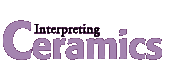 Interpreting Ceramics logo