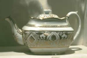 Elegant Coalport china? Coalport teapot.