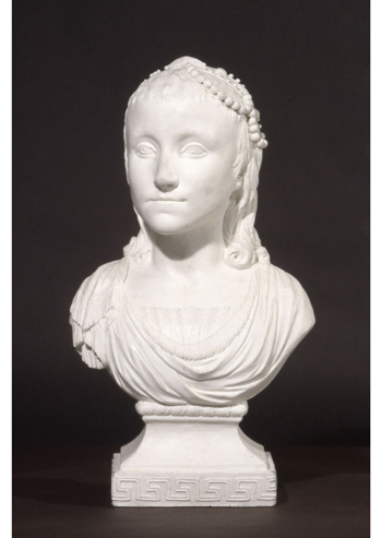 Fig 3. Bust of a girl, 1780-1790
