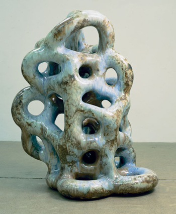 Fig 3. Richard Deacon, Empirical Jungle, glazed stoneware