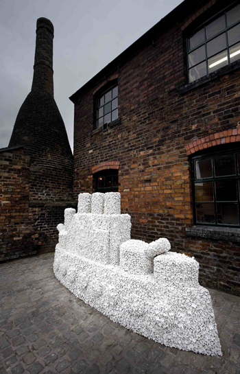 Fig 3. Monopoly, mixed media - ceramic, clay and wood, 2009 (photographer Joel Fildes).