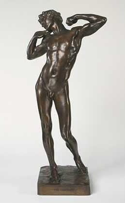 Fig 6. LEIGHTON, Frederic (Lord),The Sluggard, bronze, cast 1890-1900