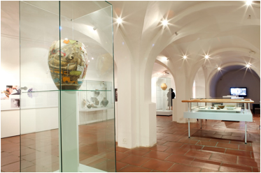 The Granary exhibition space where the Fired exhibition